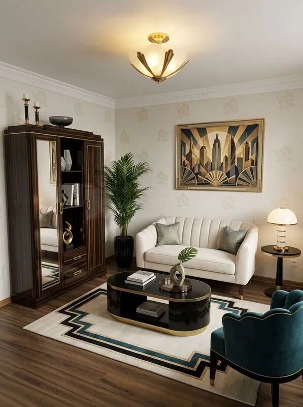 Art deco Living room