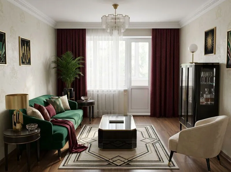 Art deco Living room