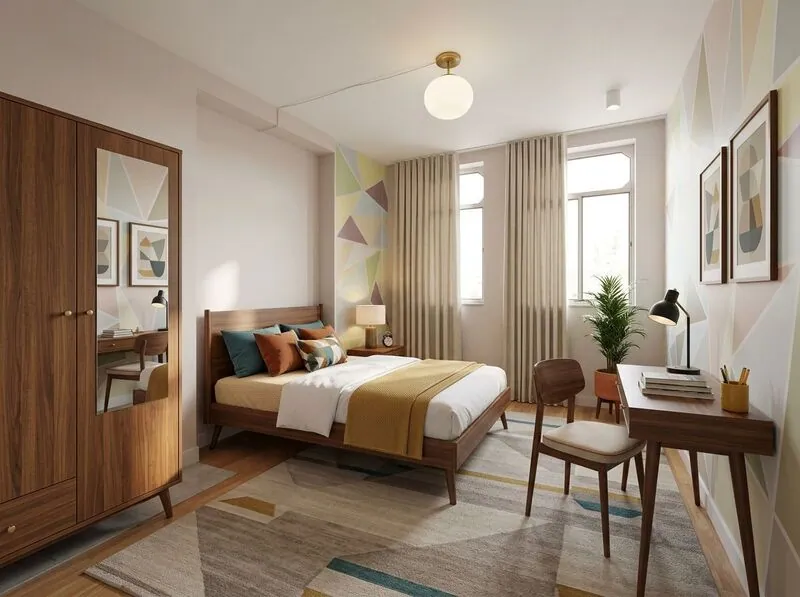 Midcentury modern Bedroom