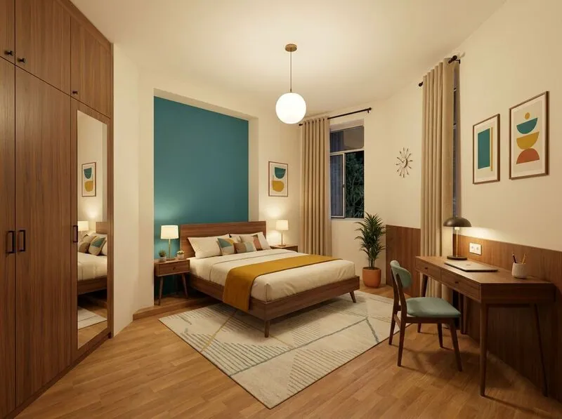 Midcentury modern Bedroom