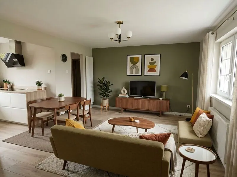 Midcentury modern Living room