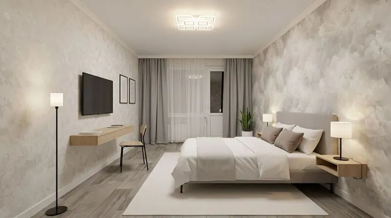 Minimalist Hotel room