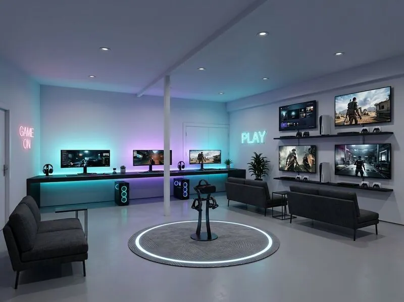 Modern Gaming room