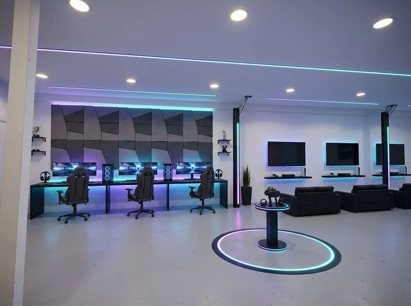 Modern Gaming room