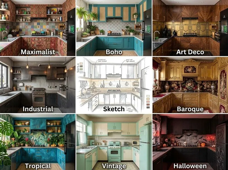 Explore multiple styles Living room