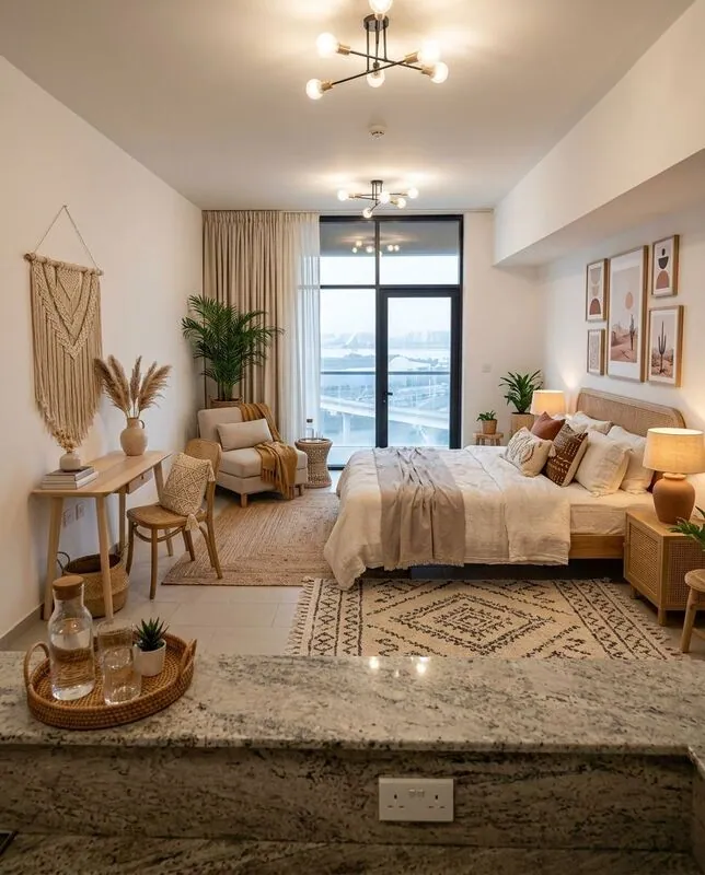 Boho Hotel room