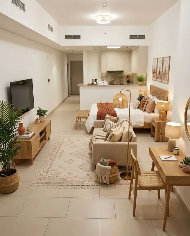 Boho Hotel room