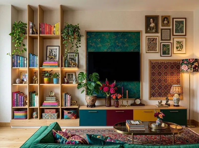 Maximalist Living room