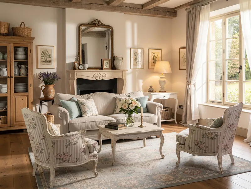 French country Living room