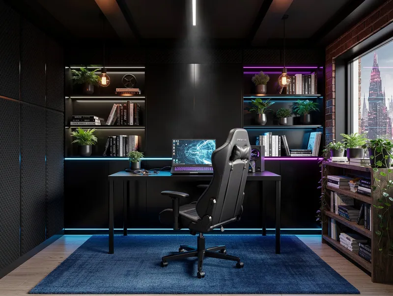Explore multiple styles Gaming room
