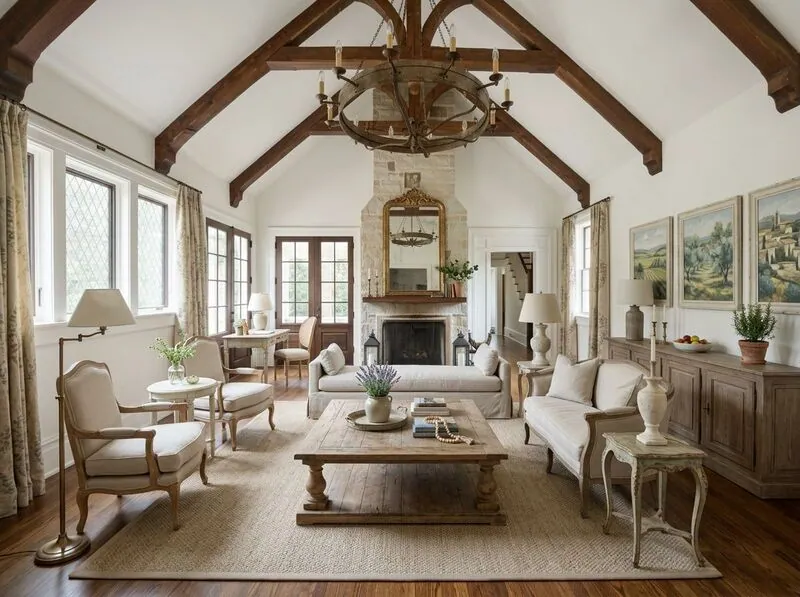 French country Living room