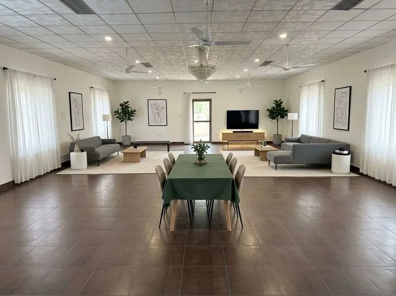 Minimalist Hotel lobby