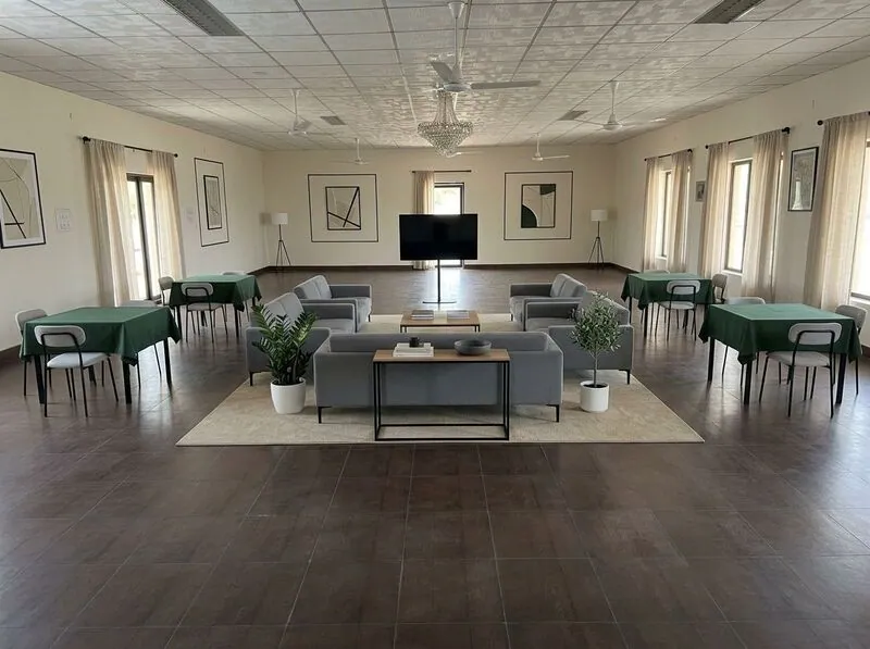 Minimalist Hotel lobby