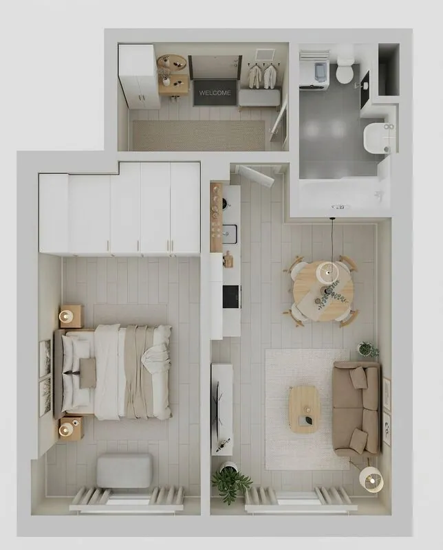 Scandinavian Bedroom