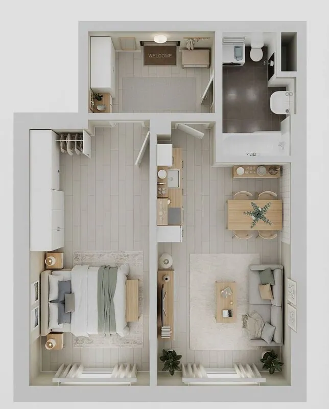 Scandinavian Bedroom