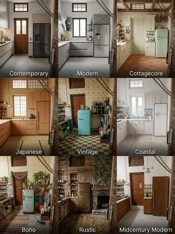 Explore multiple styles Kitchen