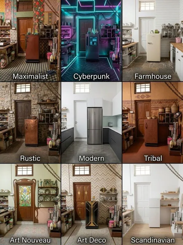 Explore multiple styles Kitchen