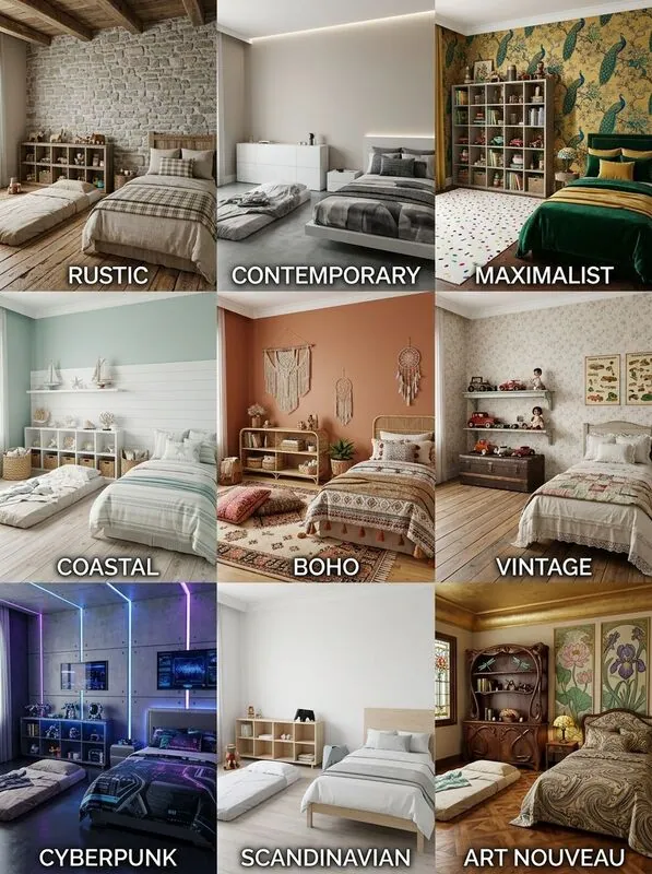 Explore multiple styles Bedroom