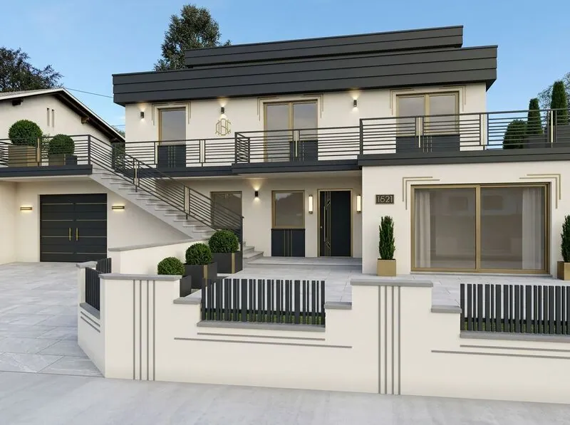 Art deco House exterior