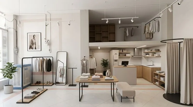 Modern Clothing store