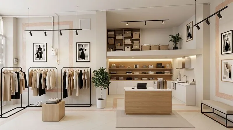 Modern Clothing store