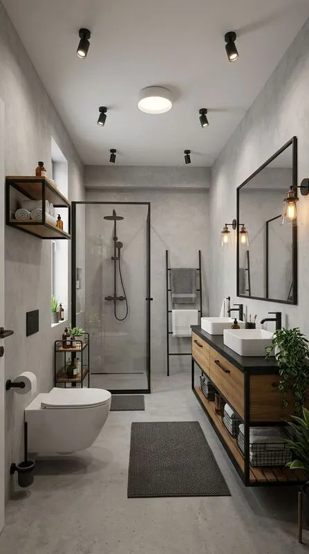 Industrial Bathroom