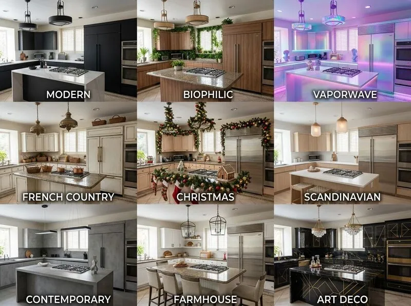 Explore multiple styles Kitchen