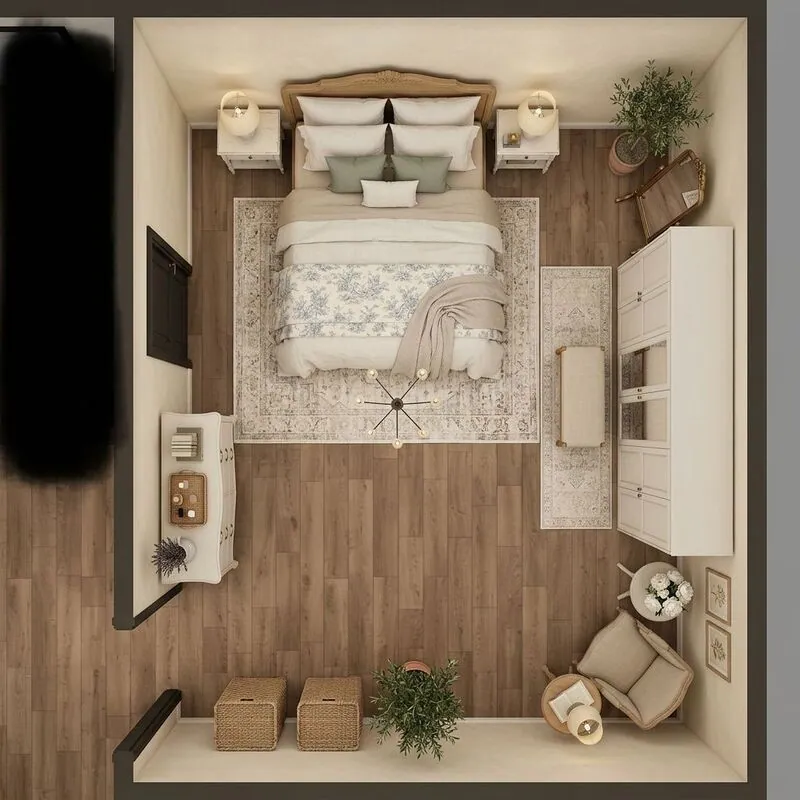 French country Bedroom