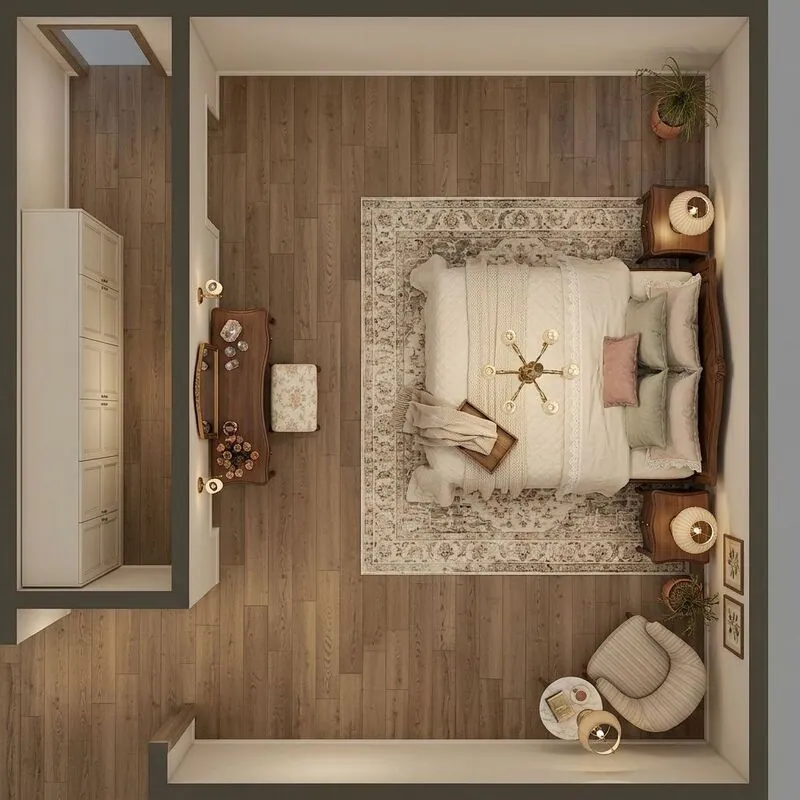 Vintage Bedroom