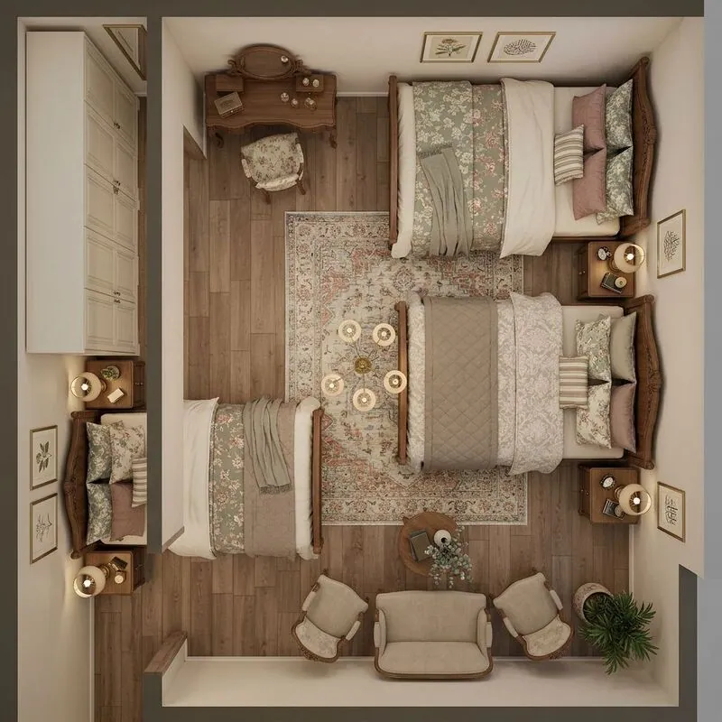 Vintage Bedroom