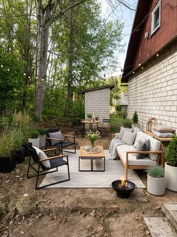 Scandinavian Outdoor patio