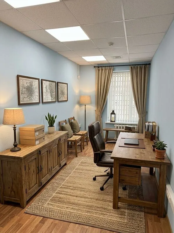 Rustic Study room