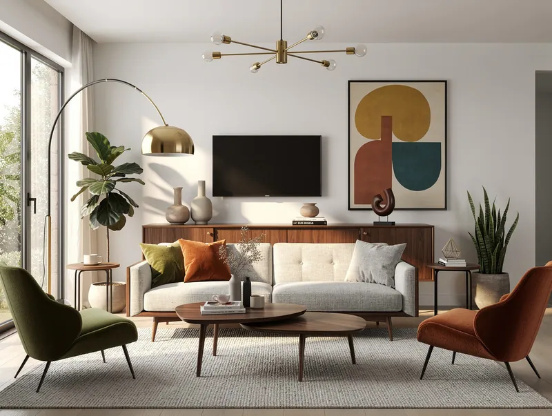 Midcentury modern Living room