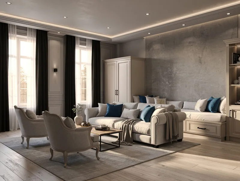 French country Living room
