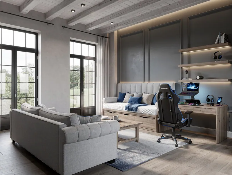 French country Living room