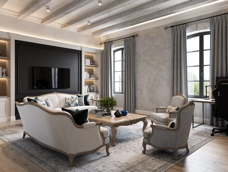 French country Living room