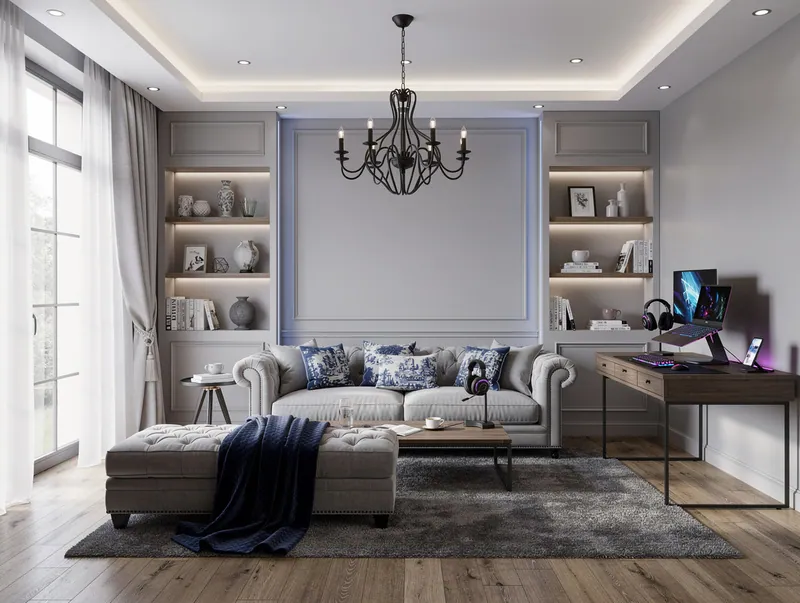 French country Living room