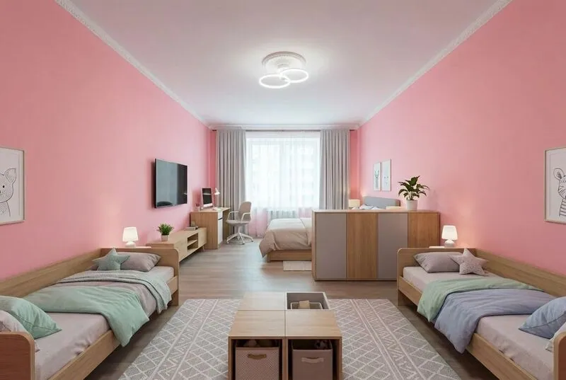 Contemporary Kids playroom