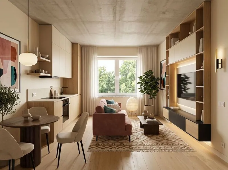 Minimalist Living room
