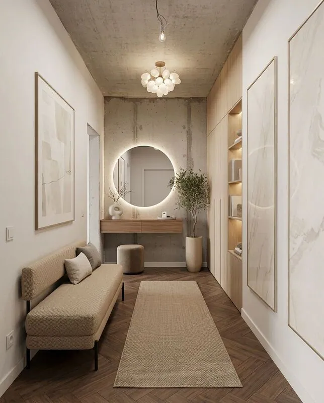 Minimalist Hotel lobby