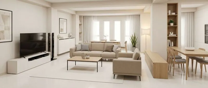 Minimalist Living room