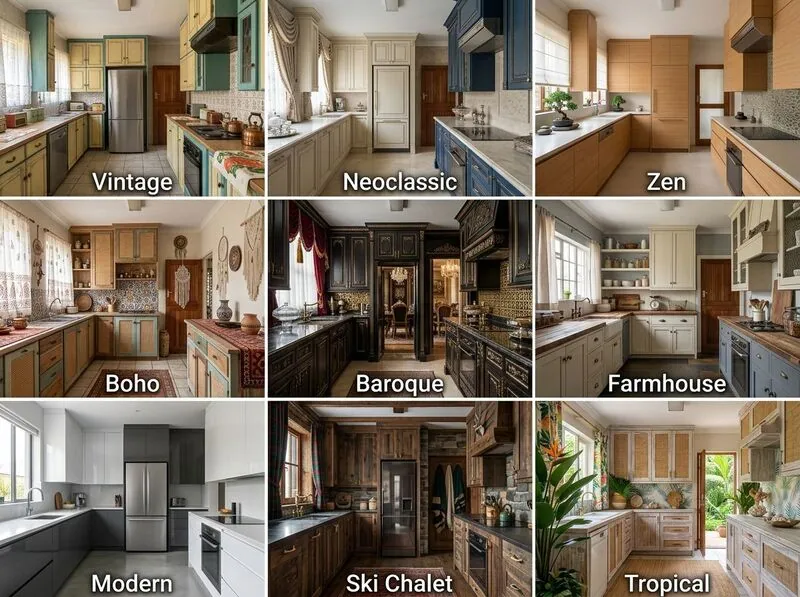Explore multiple styles Kitchen