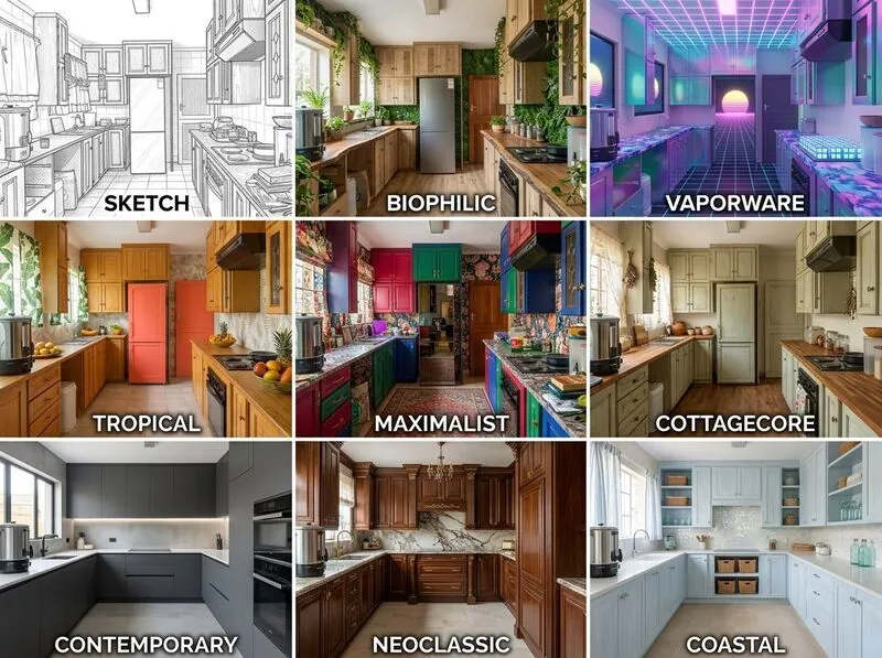 Explore multiple styles Kitchen