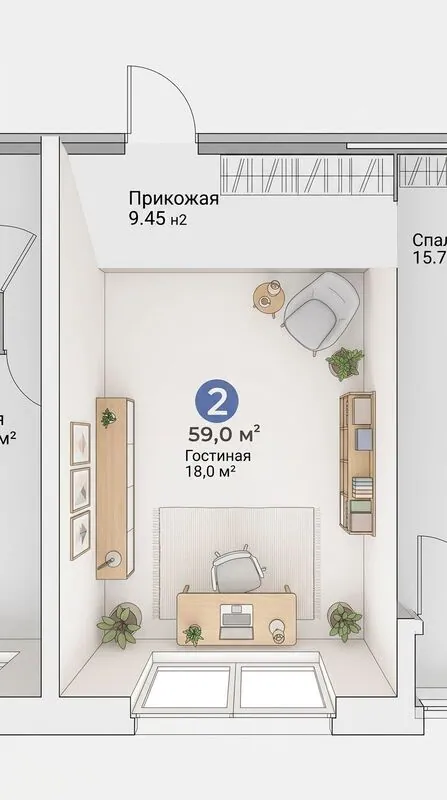 Scandinavian Home office