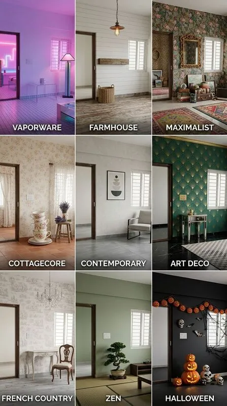Explore multiple styles Living room