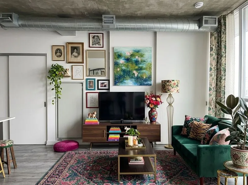 Maximalist Living room