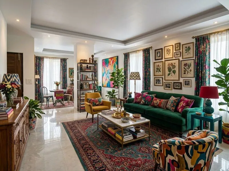 Maximalist Living room