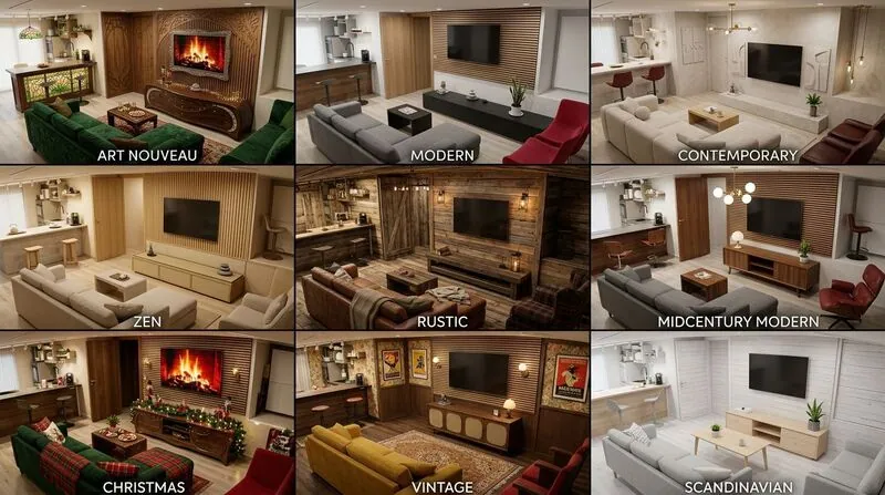 Explore multiple styles Office