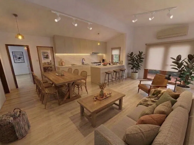 Ski chalet Living room
