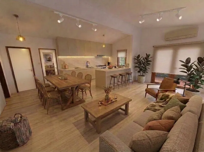 Ski chalet Living room